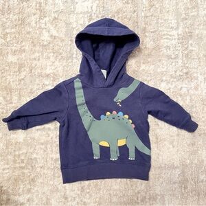 Carter's Blue Hoodie with Dinosaur Design size 6M